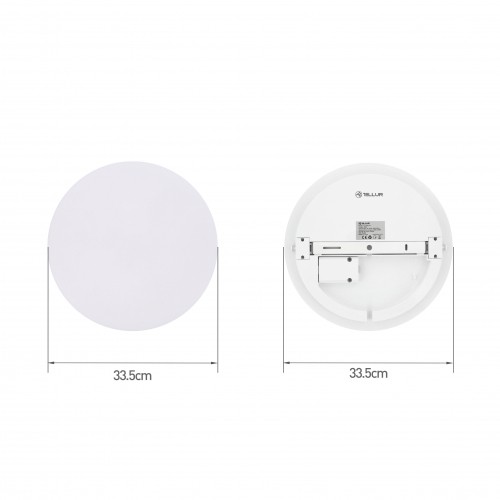 Tellur Smart WiFi Ceiling Light, RGB 24W, Round, White image 5