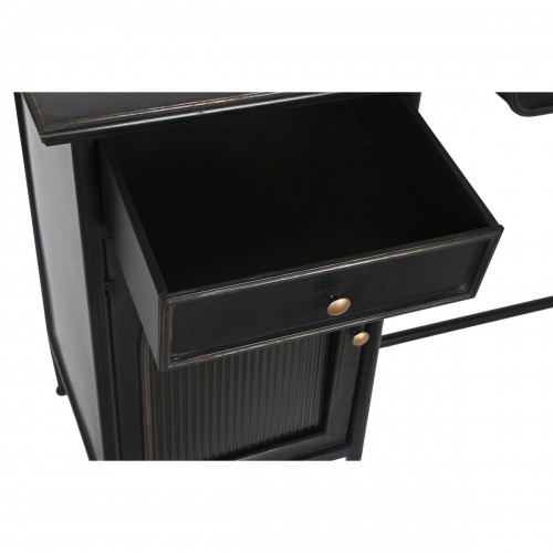 Письменный стол DKD Home Decor Чёрный Металл Стеклянный 120 x 50 x 80 cm image 5