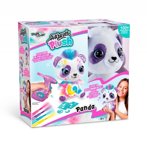 Canal Toys Style 4 Ever Plīša DIY komplekts Panda ar aerogrāfu, 25 cm image 5