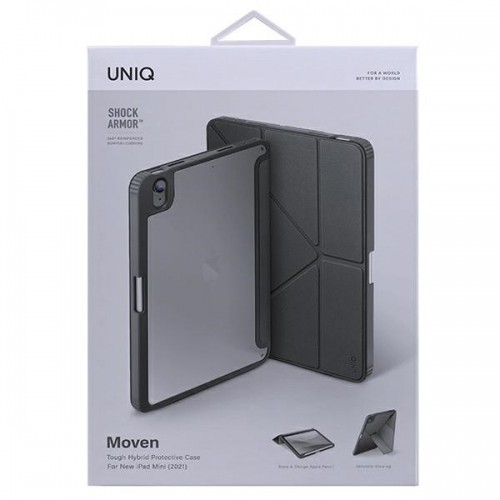 UNIQ etui Moven iPad Mini (2021) Antimicrobial szary|charcoal grey image 5