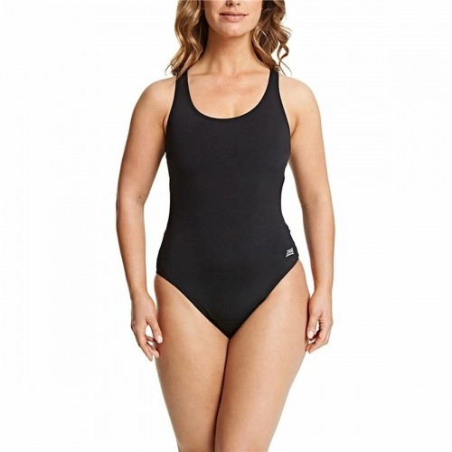 Women’s Bathing Costume Zoggs Cottesloe Powerback Black image 5