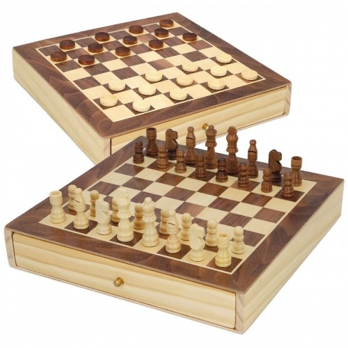 Игровая доска для шахмат и шашек Colorbaby ящик Деревянный (4 штук) image 5