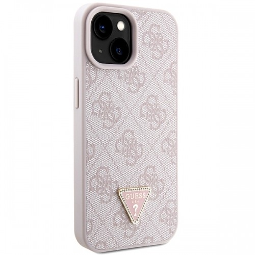 Guess GUHCP15MP4TDSCPP iPhone 15 Plus 6.7" różowy|pink hardcase Crossbody 4G Metal Logo image 5