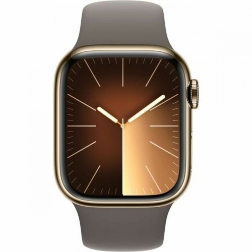 Умные часы Apple Series 9 Коричневый Позолоченный 41 mm image 5