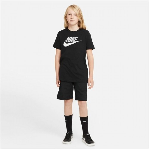Детский Футболка с коротким рукавом Nike Sportswear Чёрный image 5