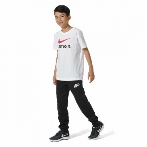 Child's Short Sleeve T-Shirt Nike Sportswear White image 5