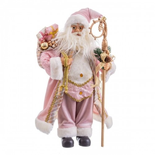 Bigbuy Christmas Ziemassvētku Nieciņš Rozā Plastmasa Polirezīns Audums 45 cm image 5