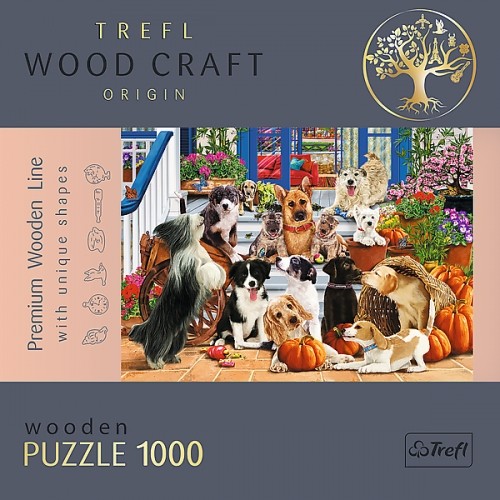Trefl Puzzles TREFL Koka puzle - Suņu draudzība, 1000gb image 5