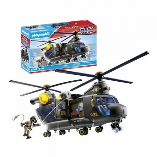 Toy set Playmobil Police Plane City Action Plastic image 5