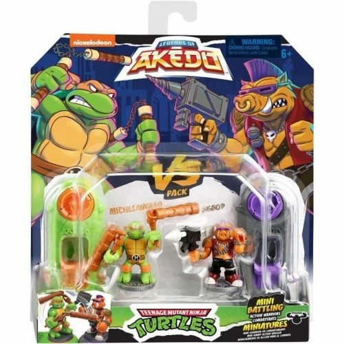 Combat figures Teenage Mutant Ninja Turtles Legends of Akedo: Michelangelo vs Evil Bepop image 5
