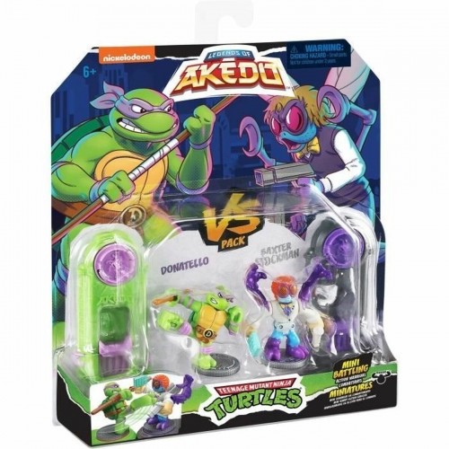 Combat figures Teenage Mutant Ninja Turtles Legends of Akedo: Donatello vs Baxter Stockman image 5