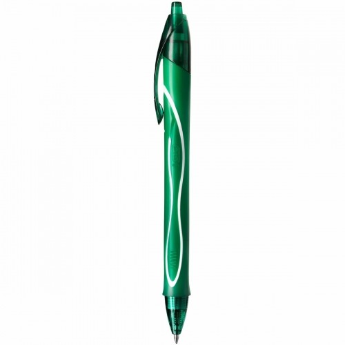 Gel pen Bic Gel-Ocity Quick Dry Green 0,3 mm (12 Units) image 5