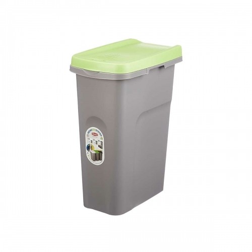 Atkritumu tvertne Stefanplast Zaļš Pelēks Plastmasa 25 L (6 gb.) image 5
