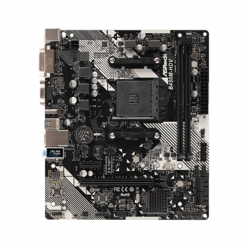 Motherboard ASRock B450M-HDV R4.0 AMD AM4 AMD B450 AMD image 5