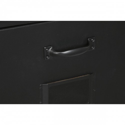 Chest of drawers Home ESPRIT Black Metal Loft 75 x 45 x 80 cm image 5