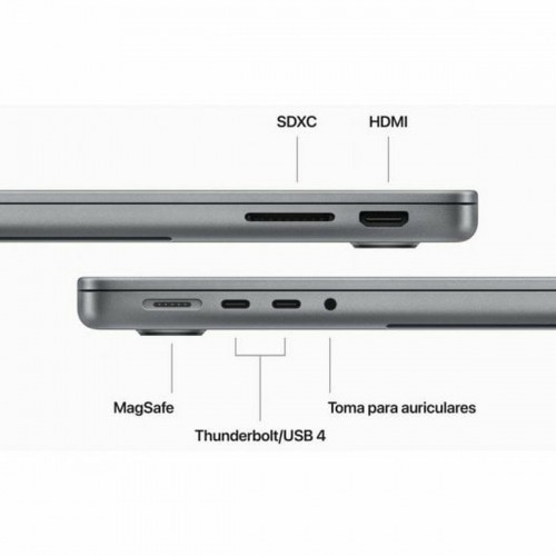 Laptop Apple Macbook Pro Apple M3 14" 8 GB RAM 512 GB SSD M3 image 5