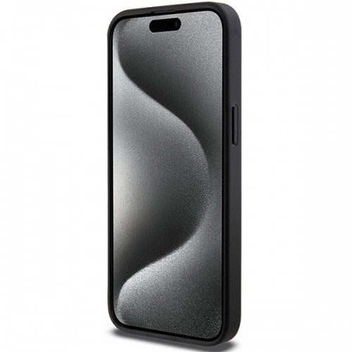 Karl Lagerfeld KLHCP13XGSACHPK iPhone 13 Pro Max 6.7" czarny|black hardcase Gripstand Saffiano Choupette Pins image 5