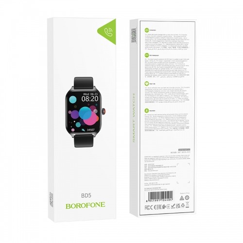 OEM Borofone Smartwatch BD5 black image 5