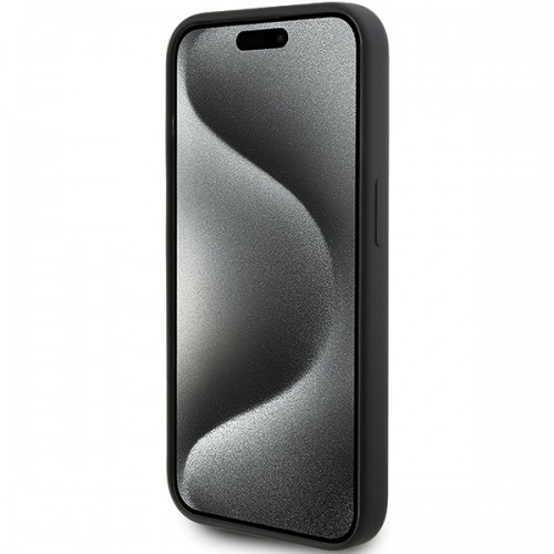 Karl Lagerfeld KLHCP15XSKSBMCK iPhone 15 Pro Max 6.7" czarny|black hardcase Silicone Karl Script image 5