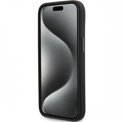 Karl Lagerfeld KLHCP15MSMHKNPK iPhone 15 Plus 6.7" czarny|black Silicone Ikonik Metal Pin image 5