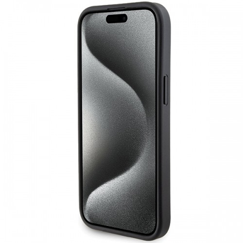 Karl Lagerfeld KLHCP15MGSAKCPK iPhone 15 Plus 6.7" czarny|black hardcase Gripstand Saffiano Karl&Choupette Pins image 5