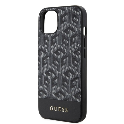 Guess PU G Cube MagSafe Case for iPhone 15 Black image 5