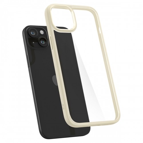 Apple Spigen Crystal Hybrid case for iPhone 15 Plus - beige image 5