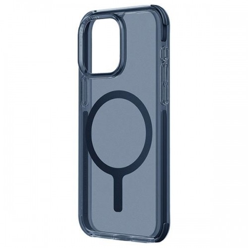 UNIQ etui Combat iPhone 15 Pro 6.1" Magclick Charging niebieski|smoke blue image 5