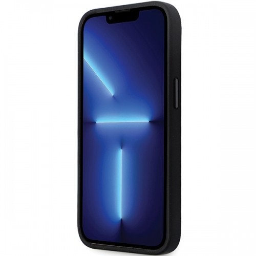 Karl Lagerfeld KLHCP14LSMHCNPK iPhone 14 Pro 6.1" czarny|black hardcase Silicone C Metal Pin image 5