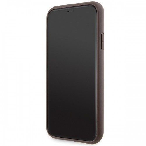 Guess GUHCN61P4SNW iPhone 11 | Xr brązowy|brown hardcase 4G Stripe image 5