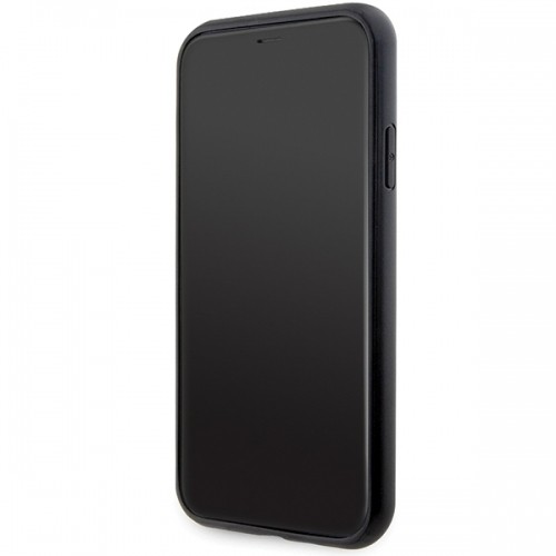 Guess GUHCN61P4SNK iPhone 11 | Xr szary|grey hardcase 4G Stripe image 5