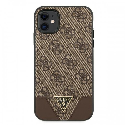 Guess 4G Triangle Collection - Etui iPhone 11 (brązowy) image 5