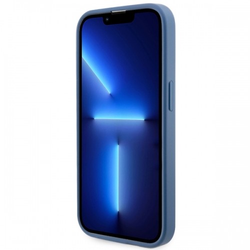 Guess GUHMP14XP4RPSB iPhone 14 Pro Max 6.7" niebieski|blue hardcase 4G Printed Stripes MagSafe image 5
