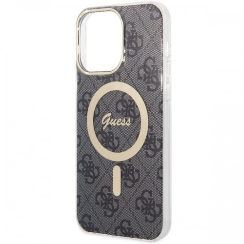 Guess 4G IML MagSafe Compatible Case for iPhone 14 Pro Max Black image 5