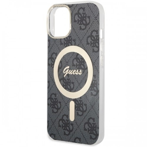 Guess 4G IML MagSafe Compatible Case for iPhone 14 Black image 5