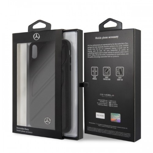 Mercedes MEHCI65THLBK iPhone XS Max czarny|black hardcase New Organic I image 5