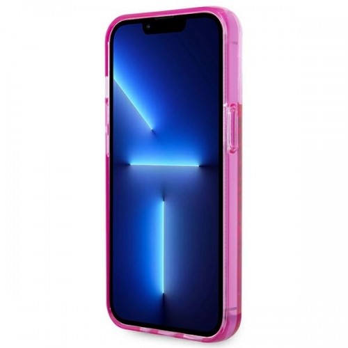 Karl Lagerfeld KLHCP14XLCKVF iPhone 14 Pro Max 6,7" różowy|pink hardcase Liquid Glitter Elong image 5