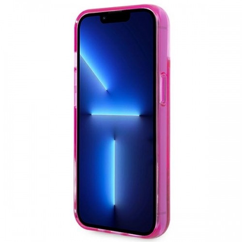 Karl Lagerfeld KLHCP14MLCKVF iPhone 14 Plus 6,7" różowy|pink hardcase Liquid Glitter Elong image 5