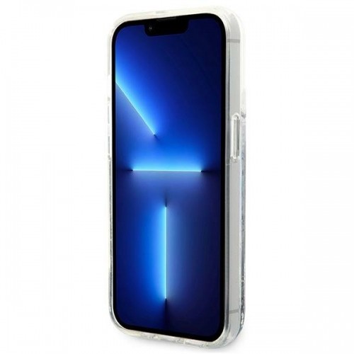 Karl Lagerfeld KLHCP14LLCRSGRS iPhone 14 Pro 6,1" srebrny|silver hardcase Liquid Glitter RSG image 5
