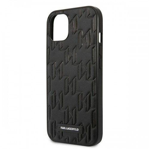 Karl Lagerfeld KLHCP13SMNMP1K iPhone 13 mini 5,4" hardcase czarny|black Monogram Plaque image 5