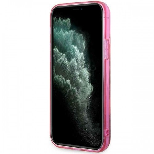 Karl Lagerfeld KLHCP12MLNCHCP iPhone 12| 12 Pro 6,1" różowy|pink hardcase Glitter Choupette Head image 5