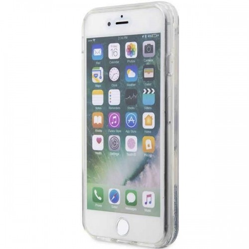 Karl Lagerfeld KLHCI8LNCHCS iPhone 7|8| SE 2020 | SE 2022 srebrny|silver hardcase Glitter Choupette Head image 5