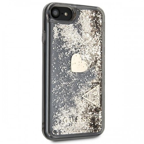 Guess GUOHCI8GLHFLGO iPhone 7|8|SE 2020 |SE 2022 gold|złoty hard case Glitter Charms image 5