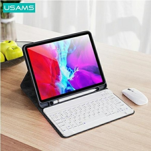 USAMS Etui Winro z klawiaturą iPad 9.7" zielone etui-biała klawiatura|green cover-white keyboard IPO97YRXX02 (US-BH642) image 5