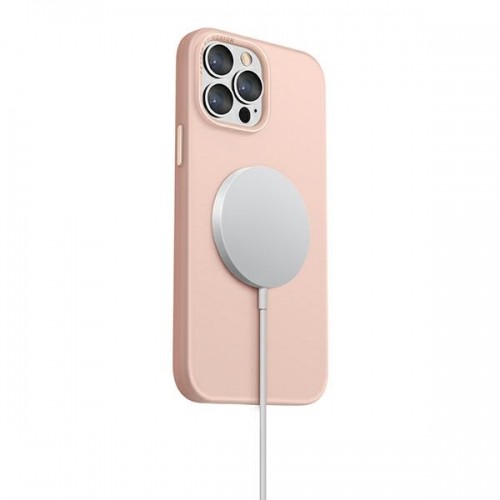 UNIQ etui Lino Hue iPhone 13 Pro | 13 6,1" różowy|blush pink MagSafe image 5