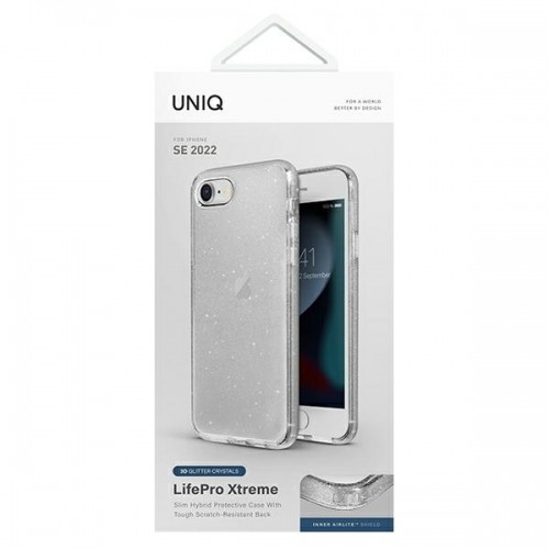 UNIQ etui LifePro Xtreme iPhone SE 2022 | SE 2020 |7|8 przezroczysty|tinsel clear image 5