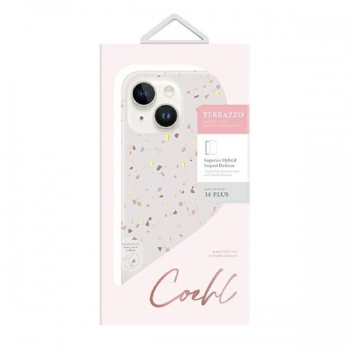 UNIQ etui Coehl Terrazzo iPhone 14 Plus 6,7" piaskowy|sandstone image 5