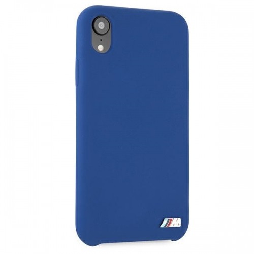 Original Case BMW Hardcase Silicone M Collection BMHCI61MSILNA  for Iphone XR Navy image 5