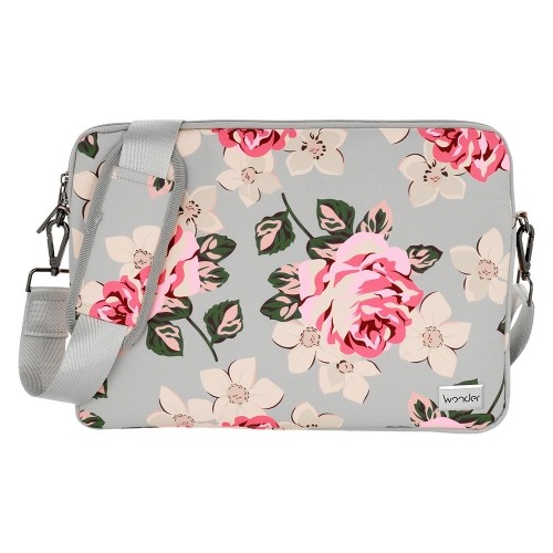 OEM Wonder Sleeve Laptop 17 inches grey and roses image 5