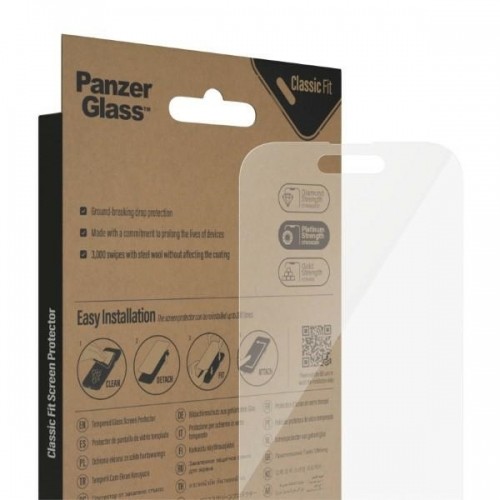 PanzerGlass Classic Fit tempered glass for iPhone 14 Pro 6,1" image 5